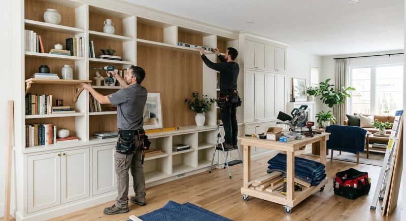 Bookshelves Installation in Winston Salem, NC