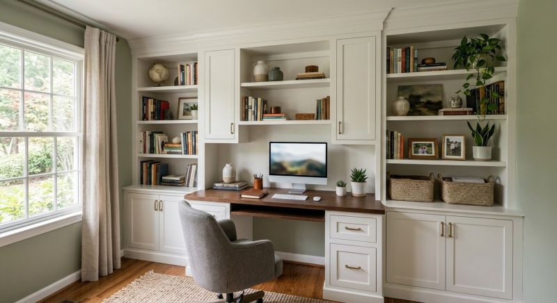 Built In Desk Installation in Greensboro, NC