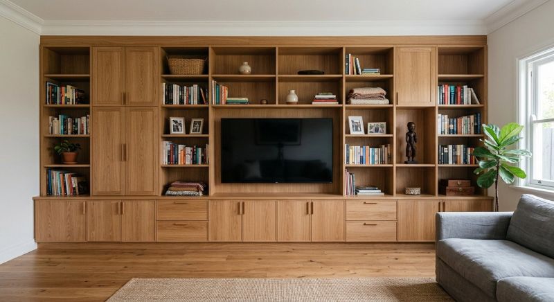 Built In Tv Cabinetry in Durham, NC