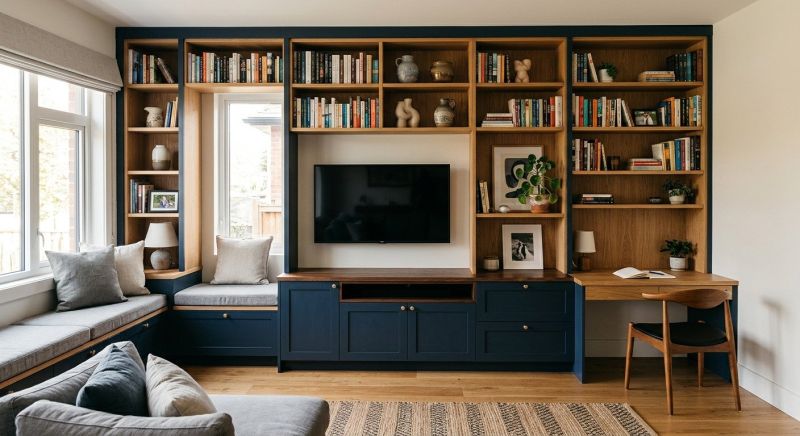 Built In Tv Cabinetry in Winston Salem, NC