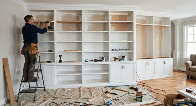 Builtin Cabinets Installation in Fairfax, VA
