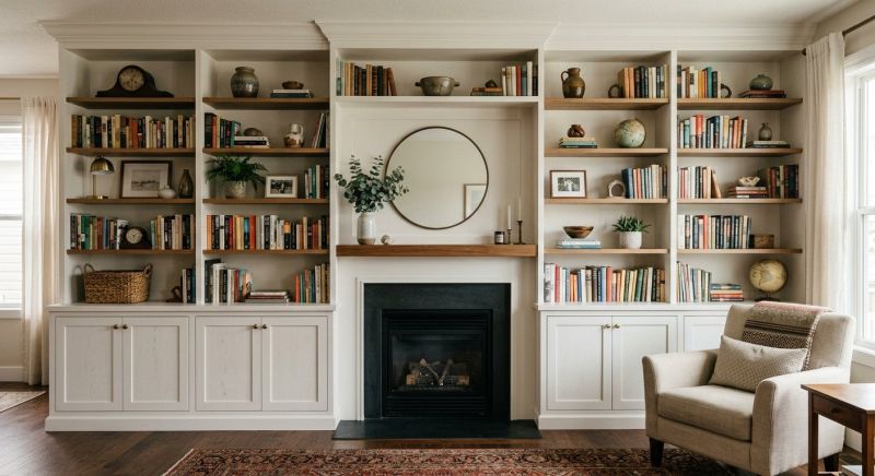 Fireplace Cabinet Installation in Frederick, MD