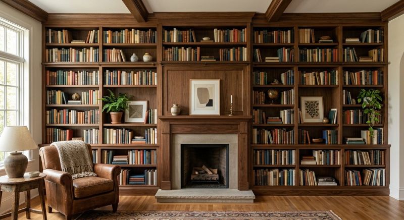 Fireplace Shelves Installation in Winston Salem, NC
